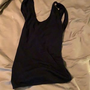 Dance tank with lattice back